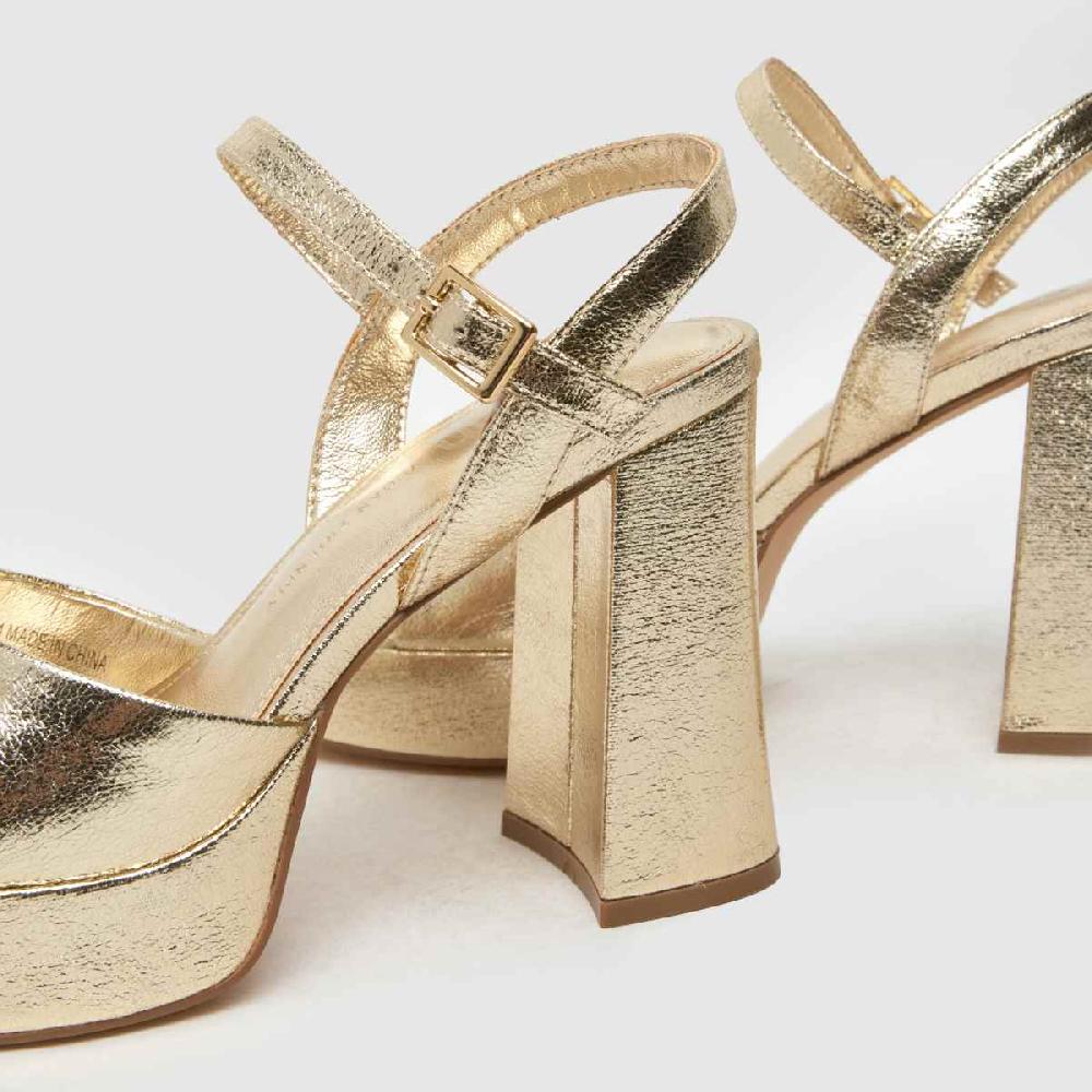 Schuh Schuh Sabina Platform In Gold