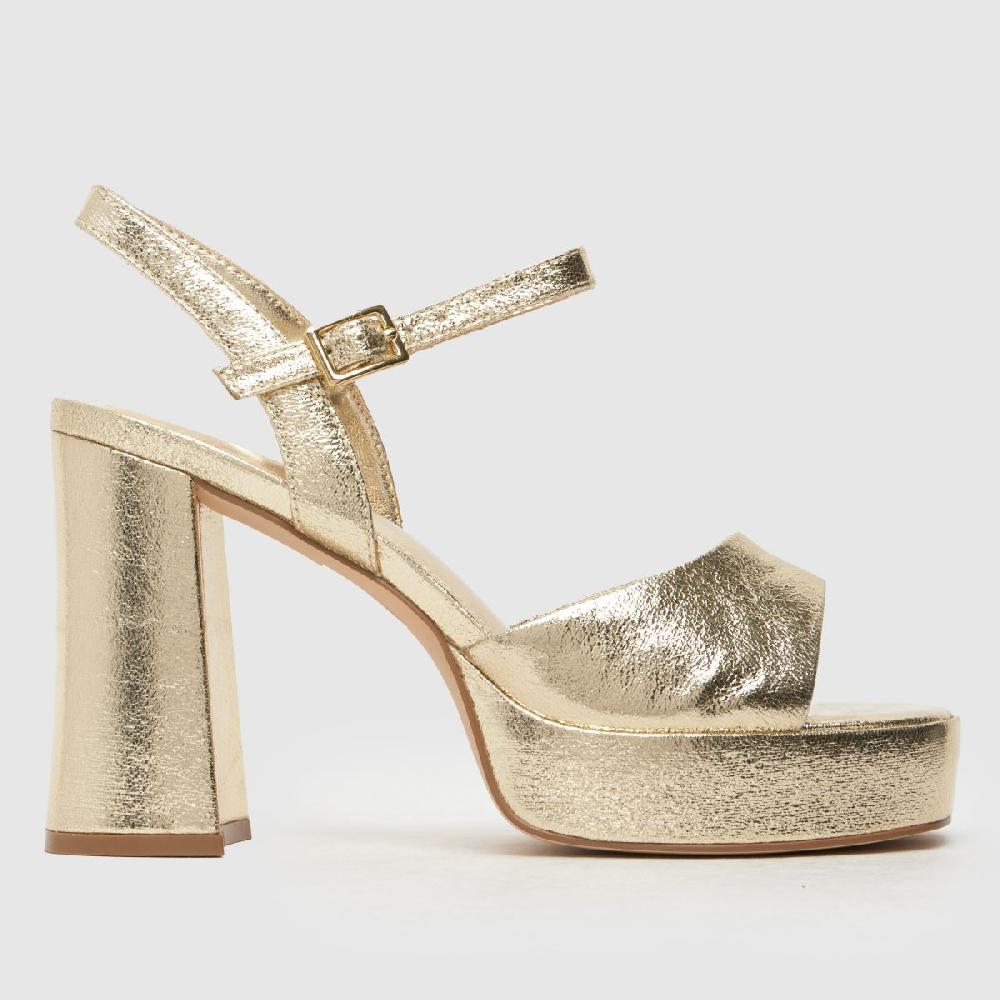 schuh schuh Sabina Platform in Gold