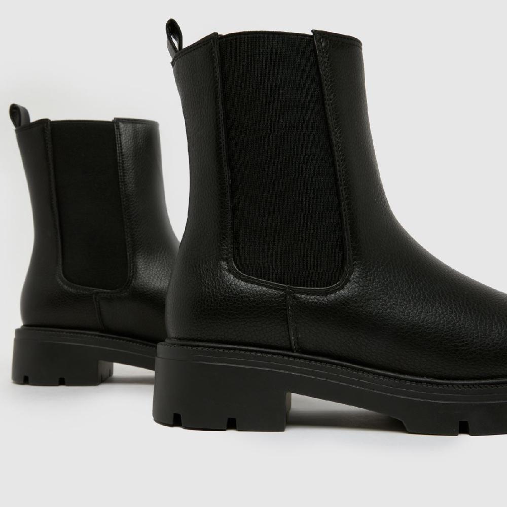 Schuh Schuh Wide Fit Abbie Chelsea In Black