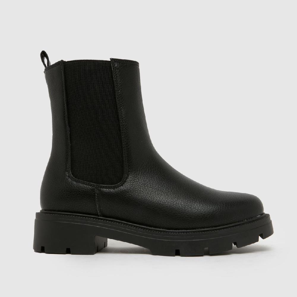 schuh schuh Wide Fit Abbie Chelsea in Black