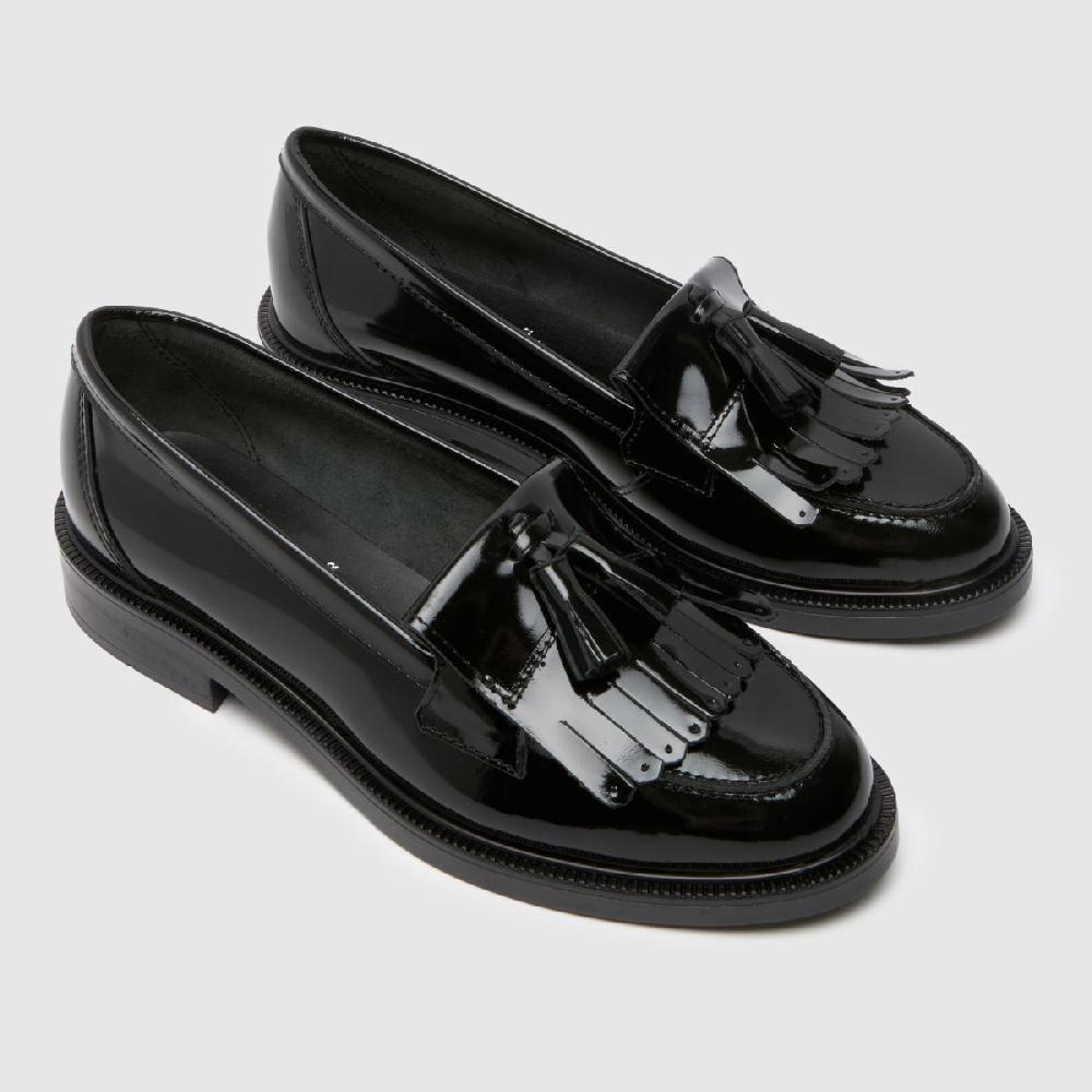 Schuh Schuh Wide Fit Lizzie Loafer In Black