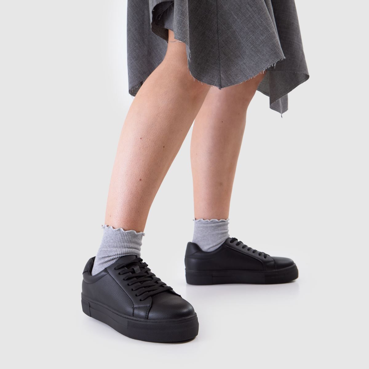 Schuh Schuh Wide Fit Marley Platform In Black