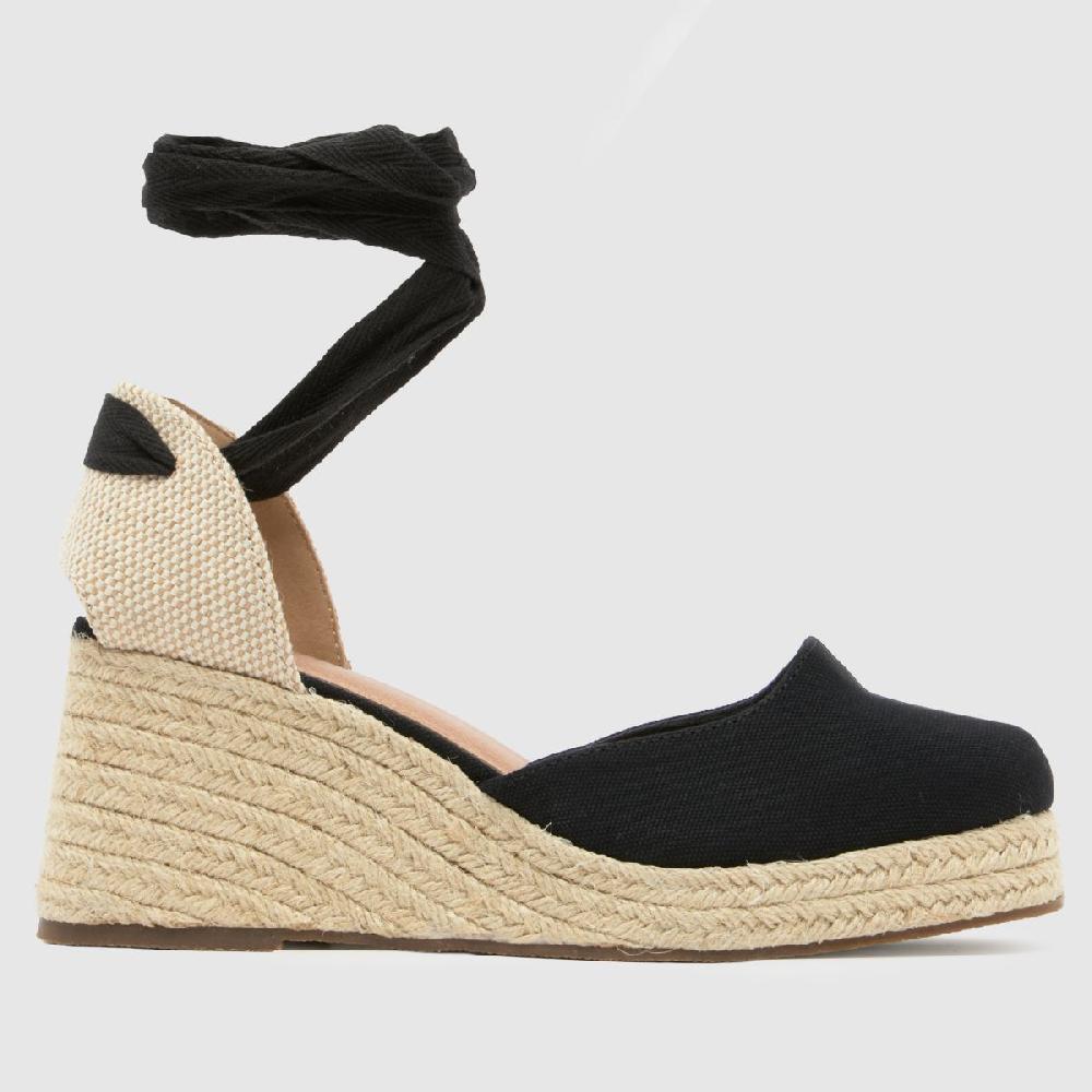 schuh schuh Wide Fit Veronica Espadrille in Black
