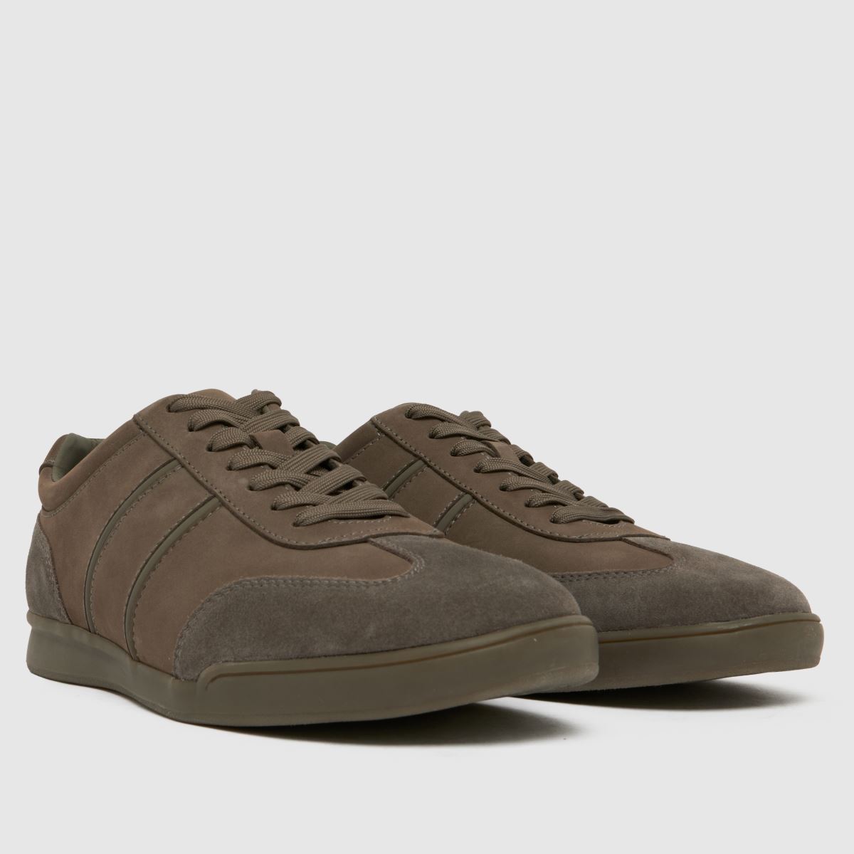 Schuh Schuh Wilbur Leather Lace Up In Grey