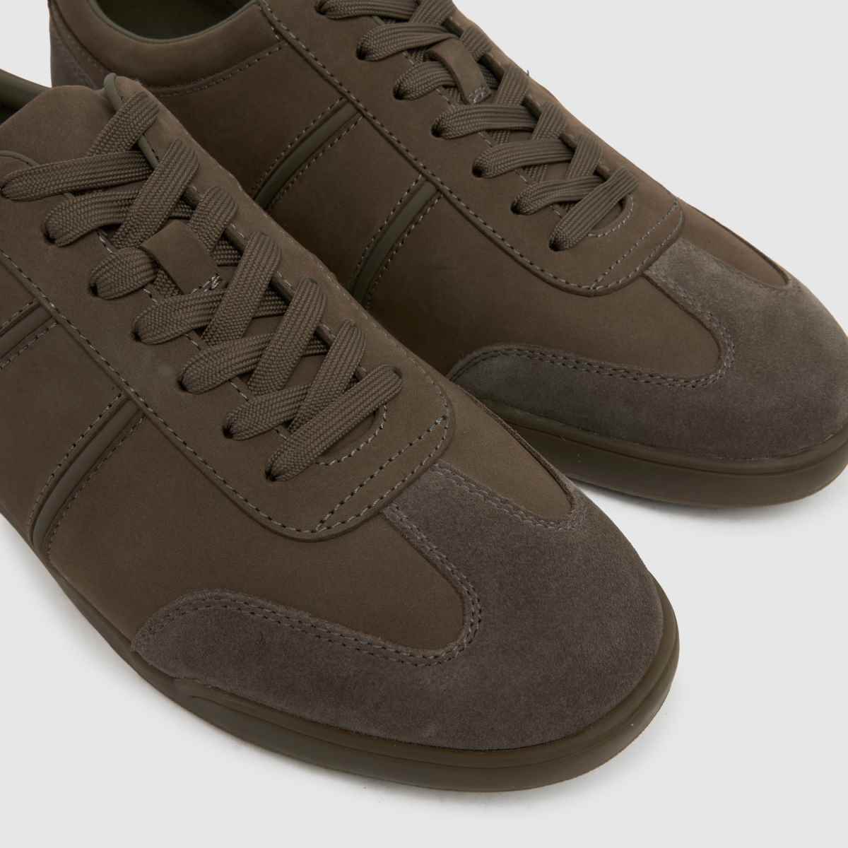 Schuh Schuh Wilbur Leather Lace Up In Grey