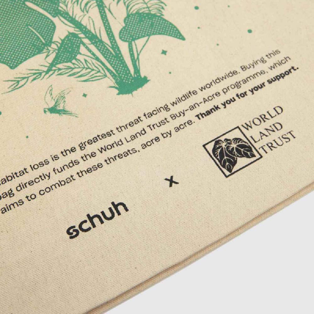 Schuh Schuh World Land Trust Canvas Bag In Natural