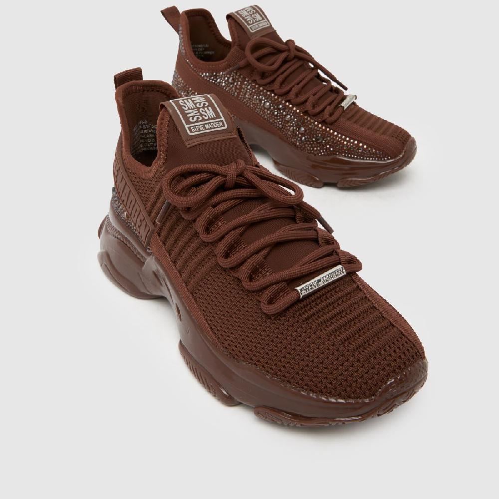 Schuh Steve Madden Maxilla Bling In Dark Brown