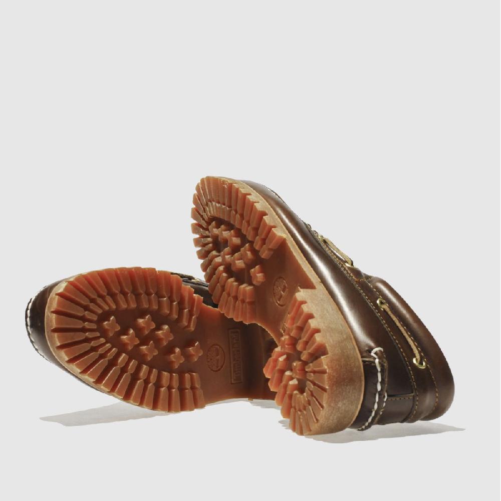 Schuh Timberland Classic 3 Eye Boat In Brown