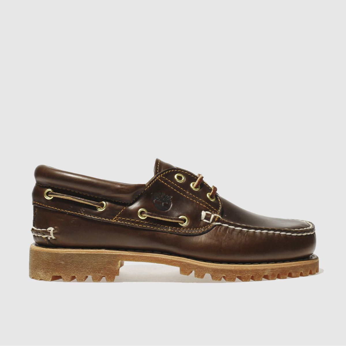 schuh Timberland Classic 3 Eye Boat in Brown