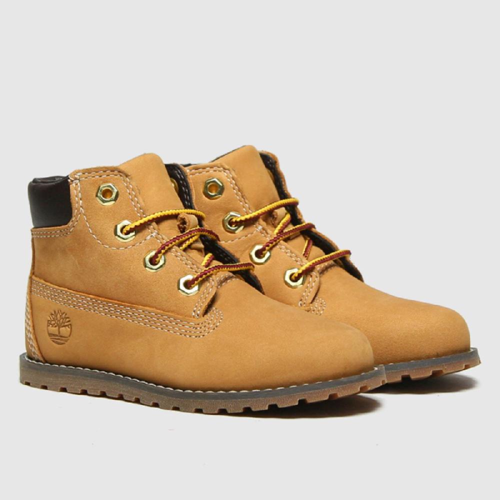 Schuh Timberland Pokey Pine Zip Toddler In Tan