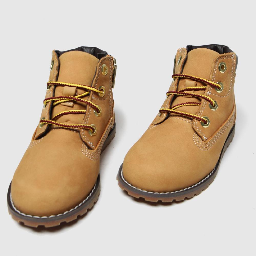 Schuh Timberland Pokey Pine Zip Toddler In Tan