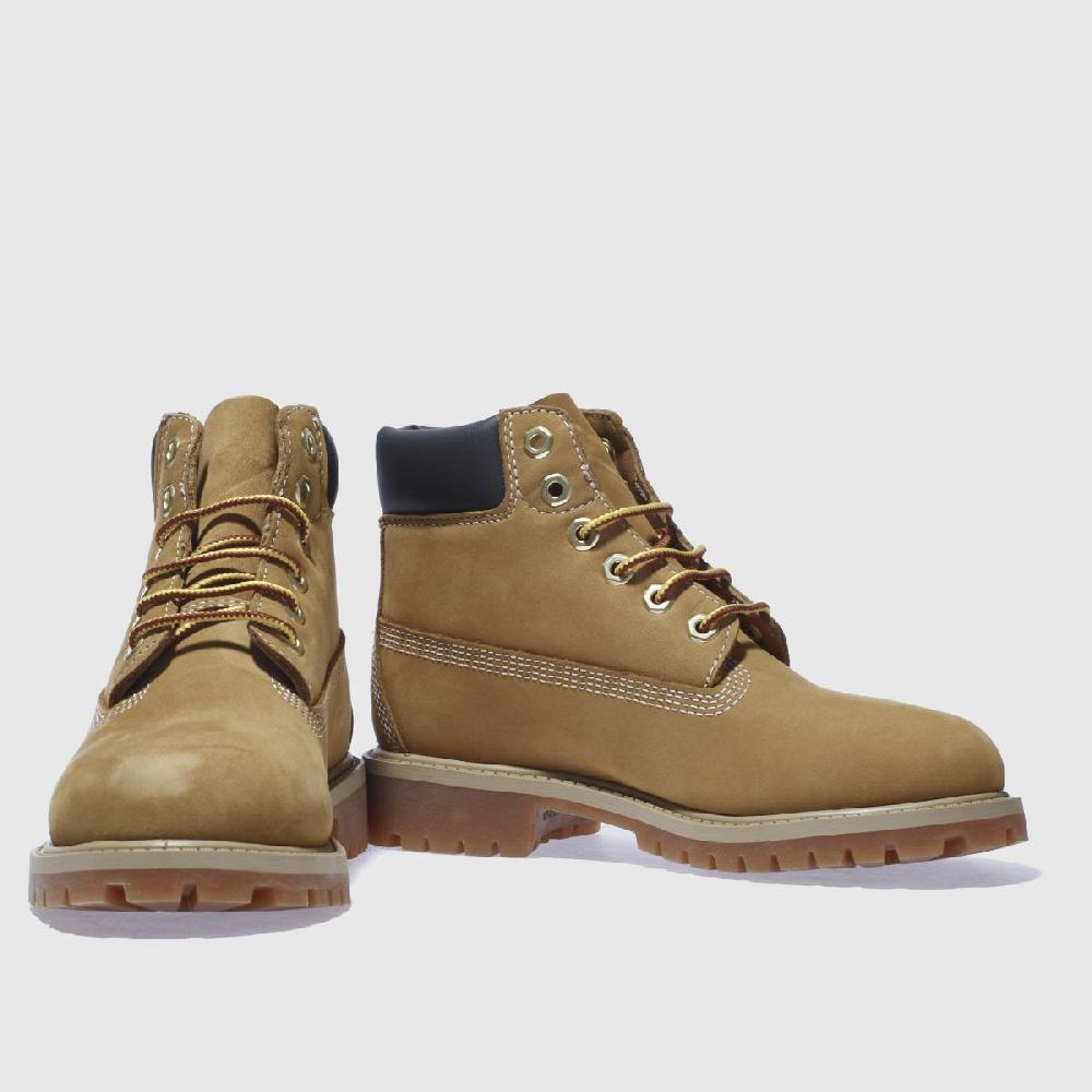 Schuh Timberland Premium 6-Inch Junior In Natural
