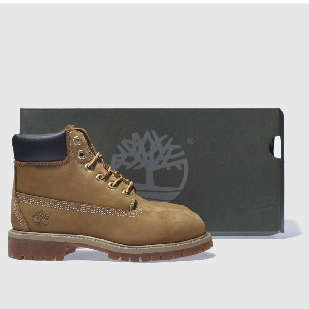 Schuh Timberland Premium 6-Inch Junior In Natural