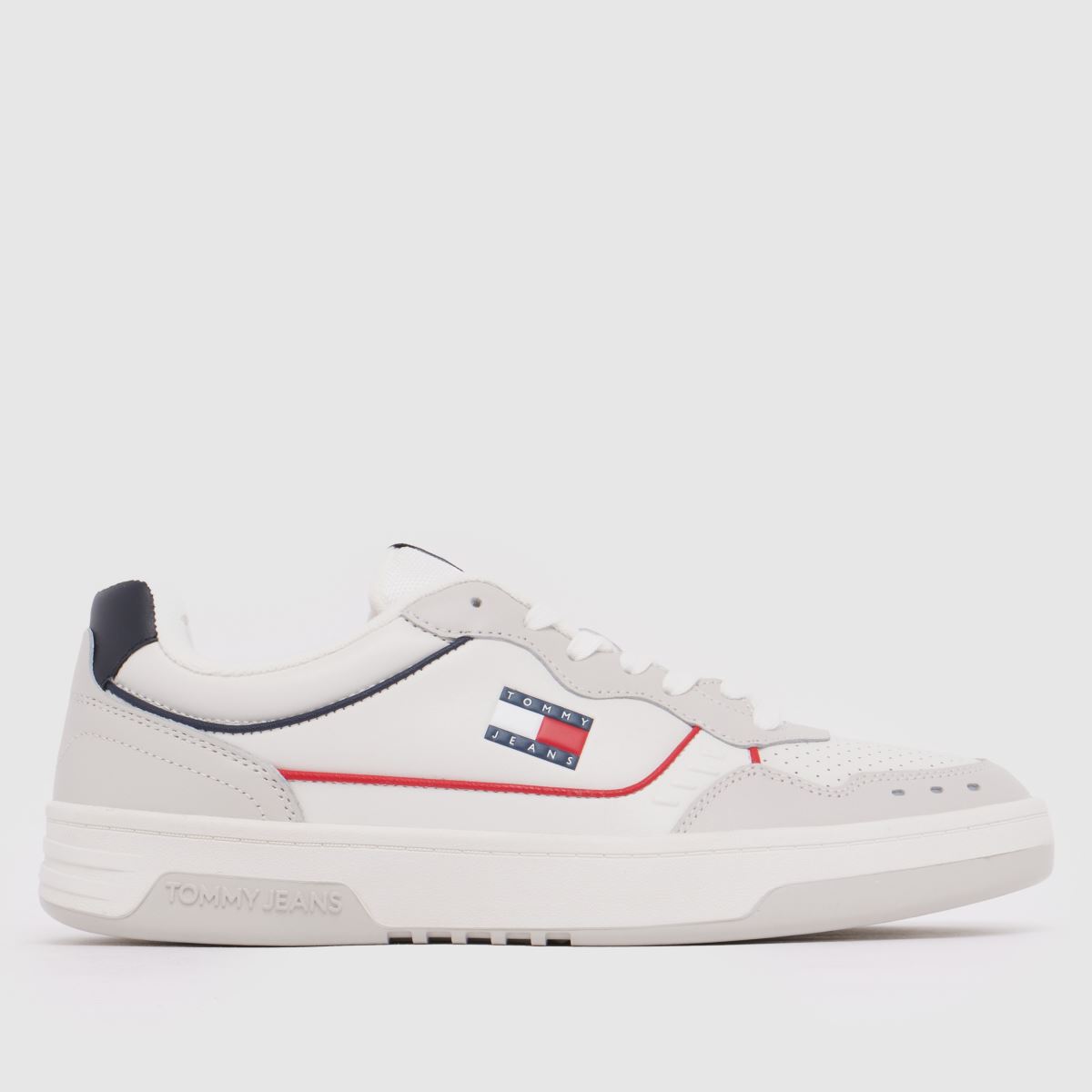 schuh TOMMY JEANS Elevated Cupsole in White & grey
