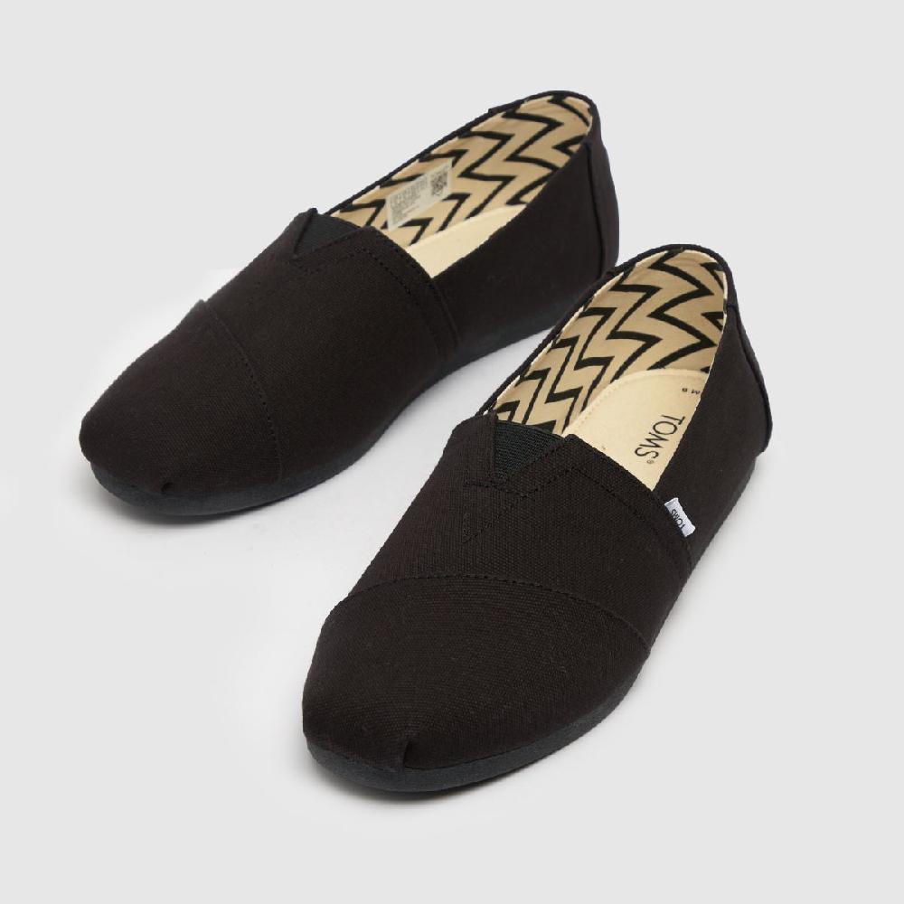 Schuh TOMS Alp Cotton In Black