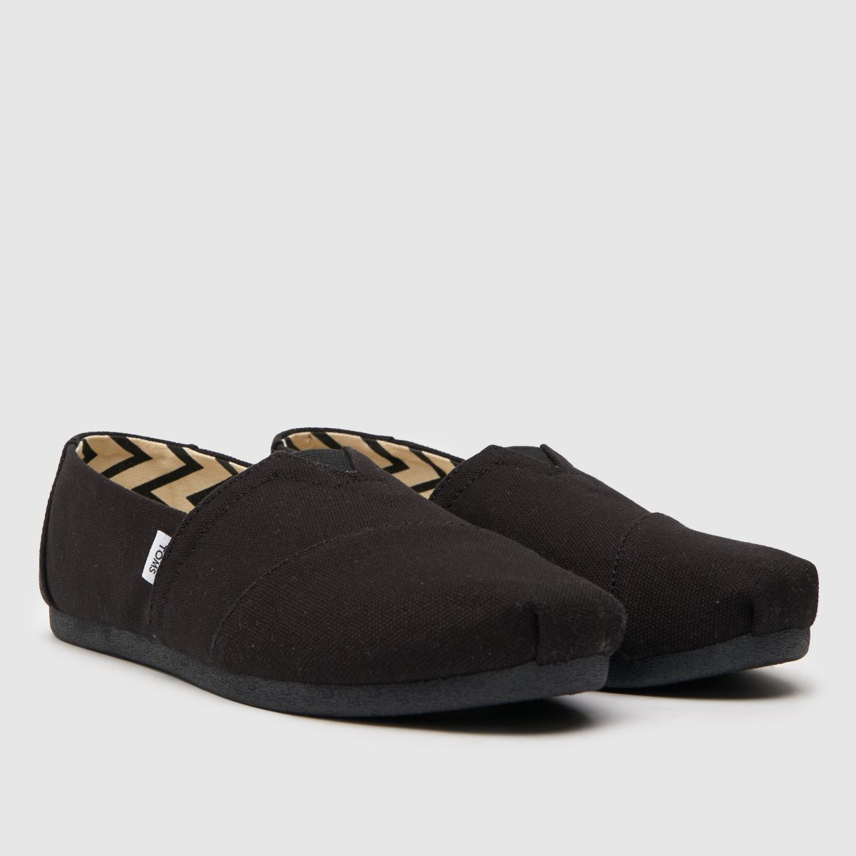 Schuh TOMS Alp Cotton In Black