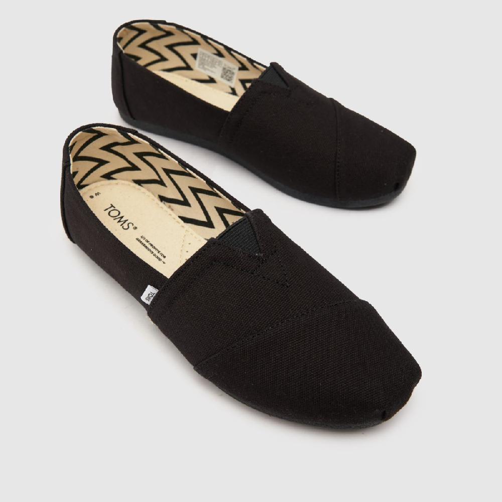 Schuh TOMS Alp Cotton In Black