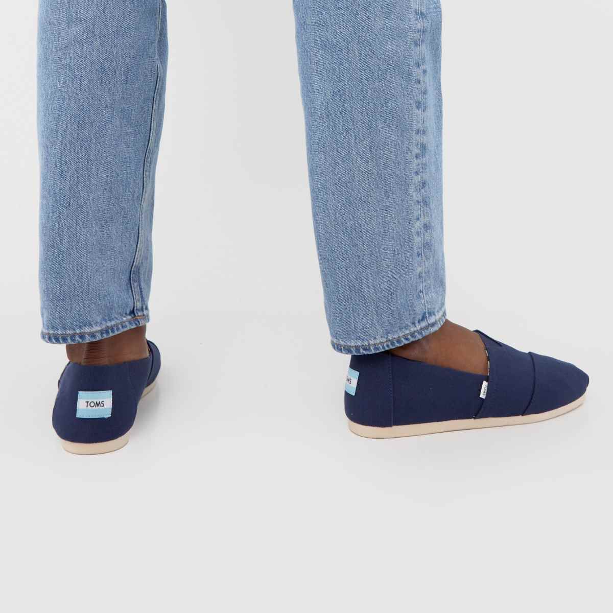 Schuh TOMS Alp Cotton In Navy