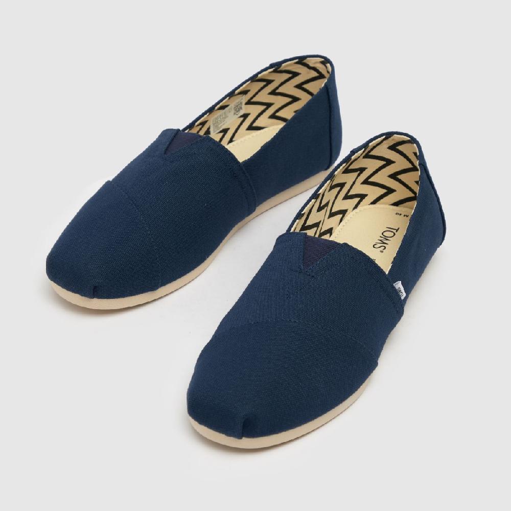 Schuh TOMS Alp Cotton In Navy