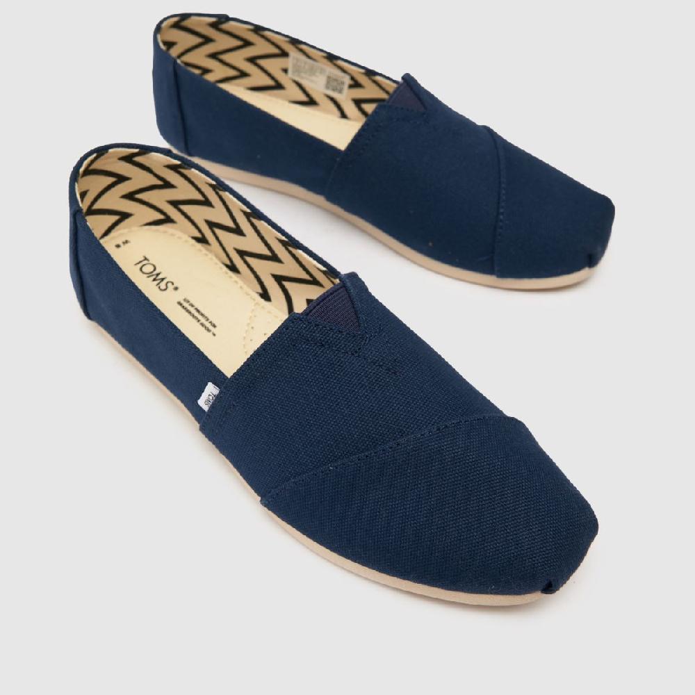 Schuh TOMS Alp Cotton In Navy