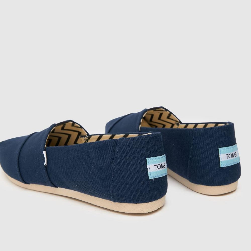 Schuh TOMS Alp Cotton In Navy