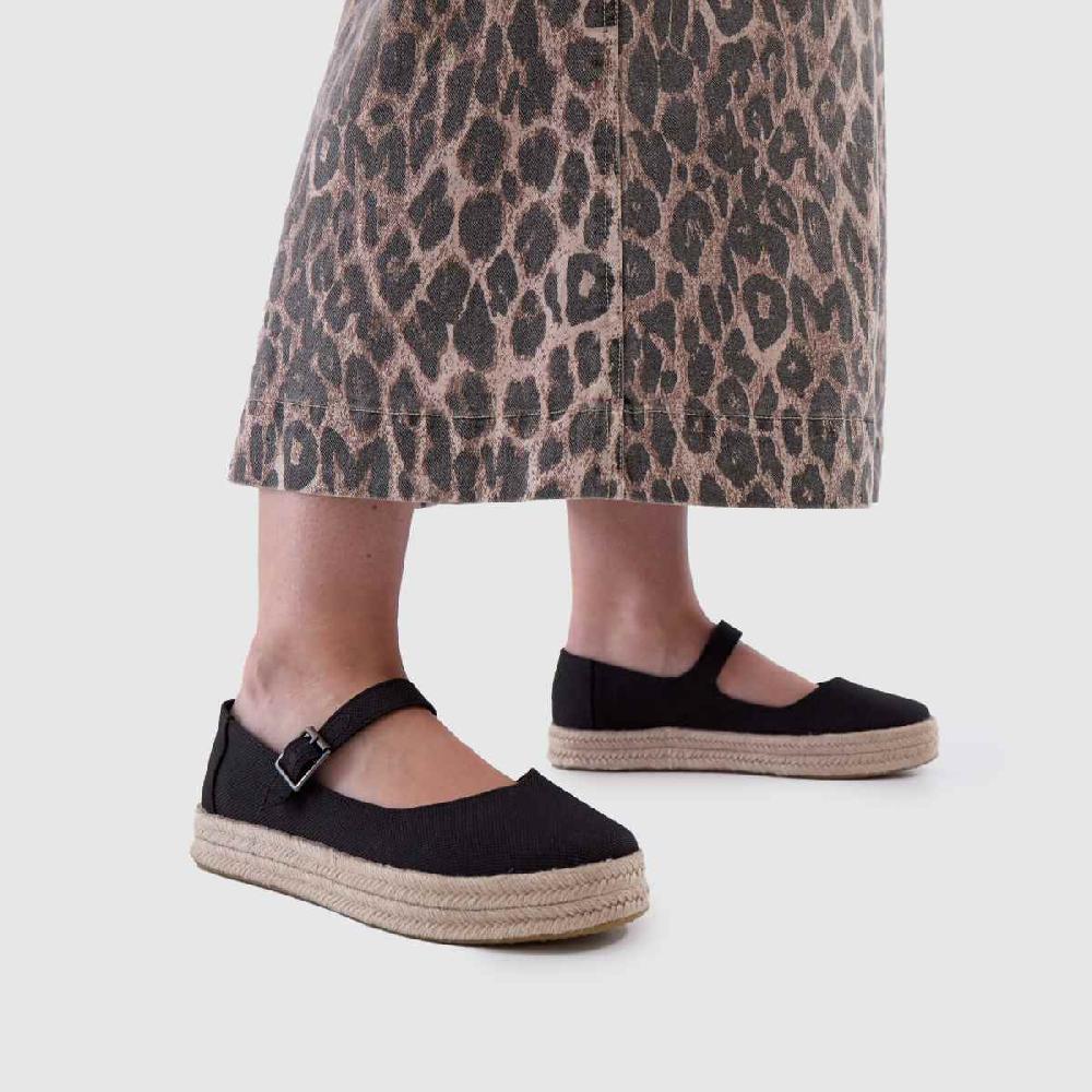 Schuh TOMS Carolina Mary Jane In Black