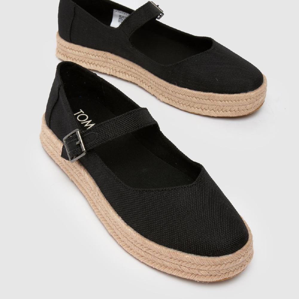 Schuh TOMS Carolina Mary Jane In Black