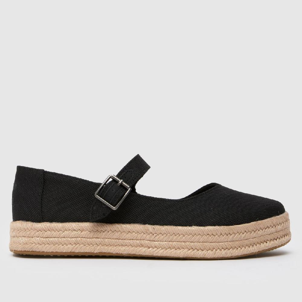 schuh TOMS Carolina Mary Jane in Black