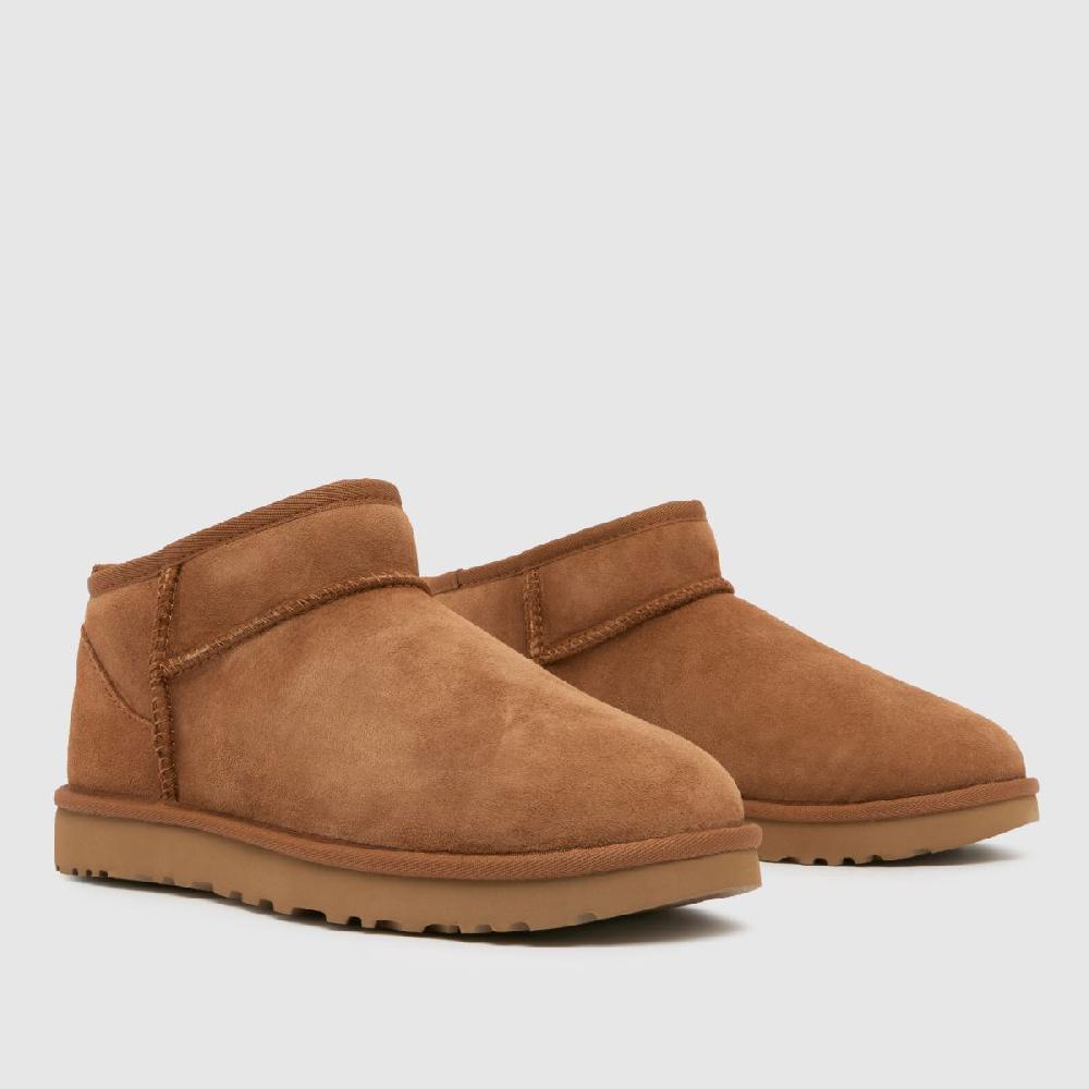 Schuh Ugg Classic Ultra Mini II In Chestnut