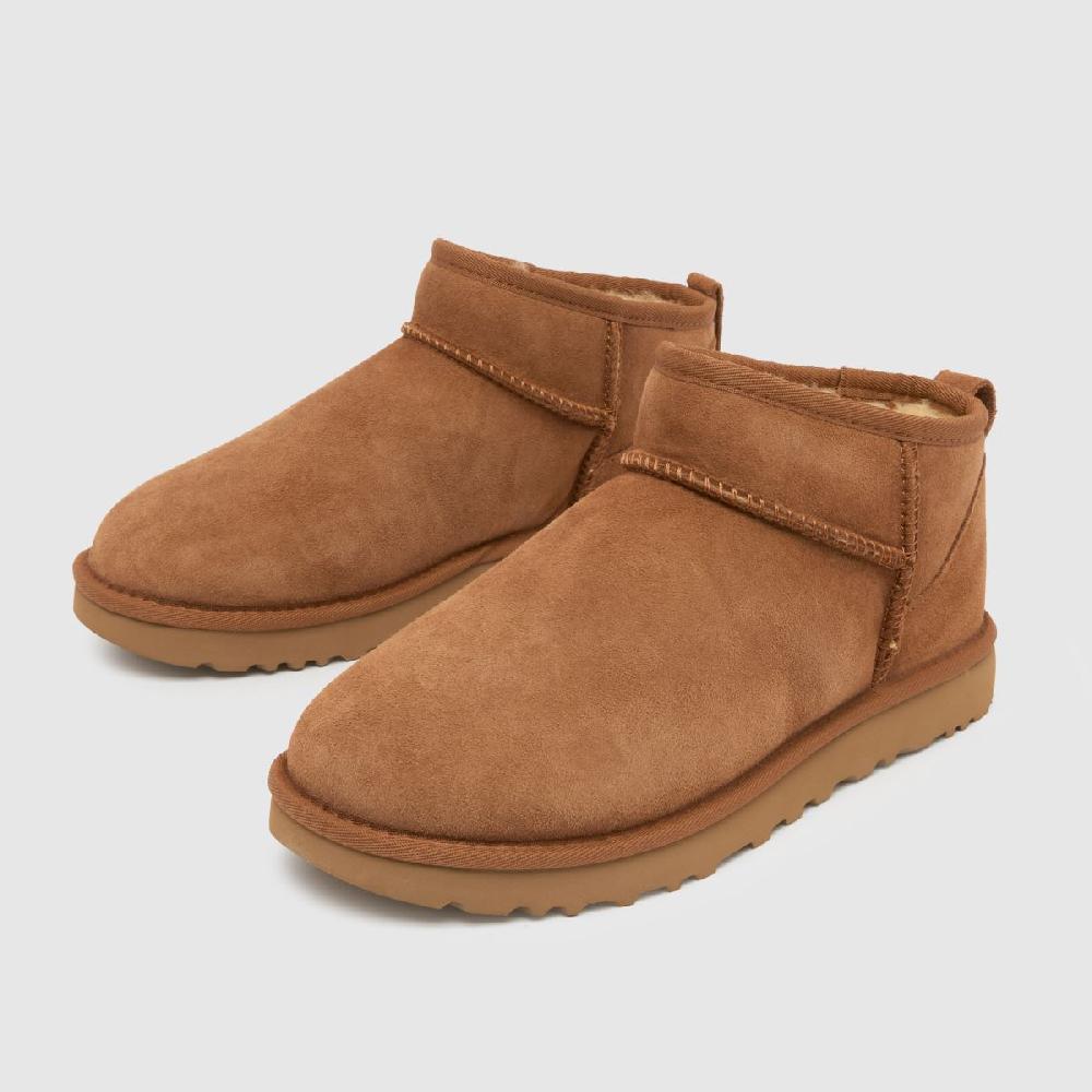Schuh Ugg Classic Ultra Mini II In Chestnut