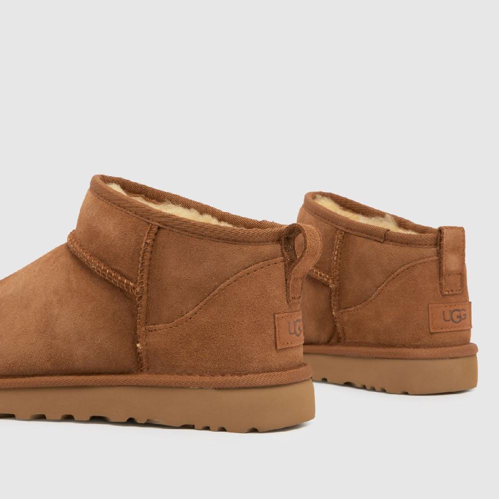Schuh Ugg Classic Ultra Mini II In Chestnut