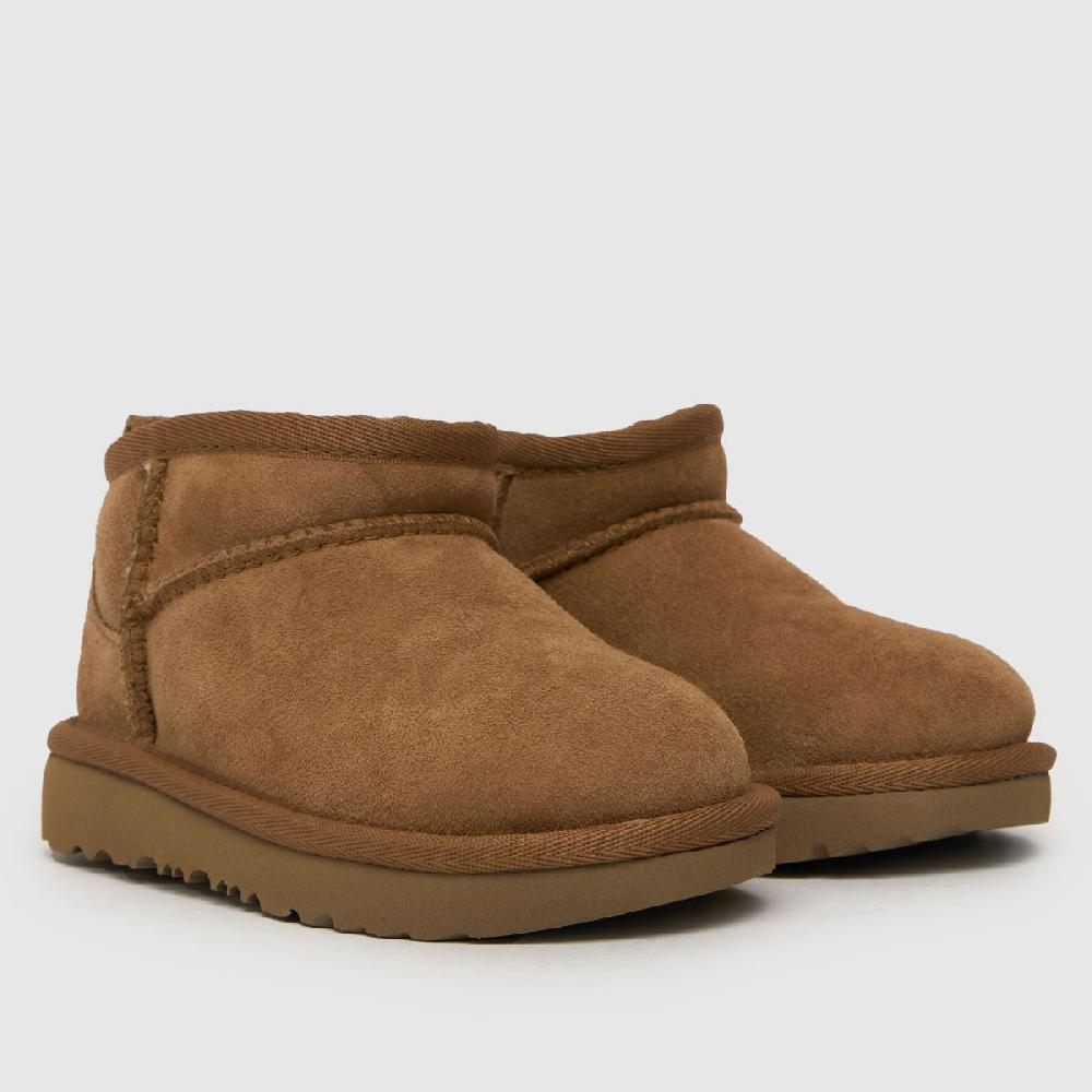 Schuh UGG Classic Ultra Mini Toddler In Chestnut