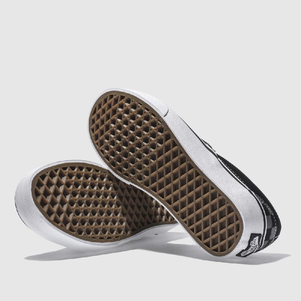 Schuh Vans Classic Checkerboard In Black & Grey