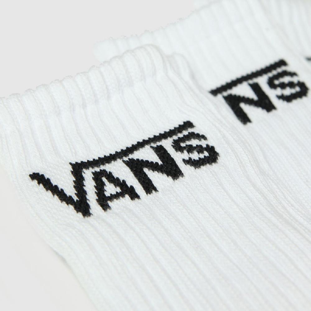 Schuh Vans Classic Crew Sock 3 Pack In White & Black