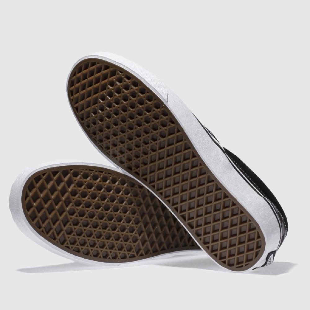 Schuh Vans Classic Slip On In Black & Grey