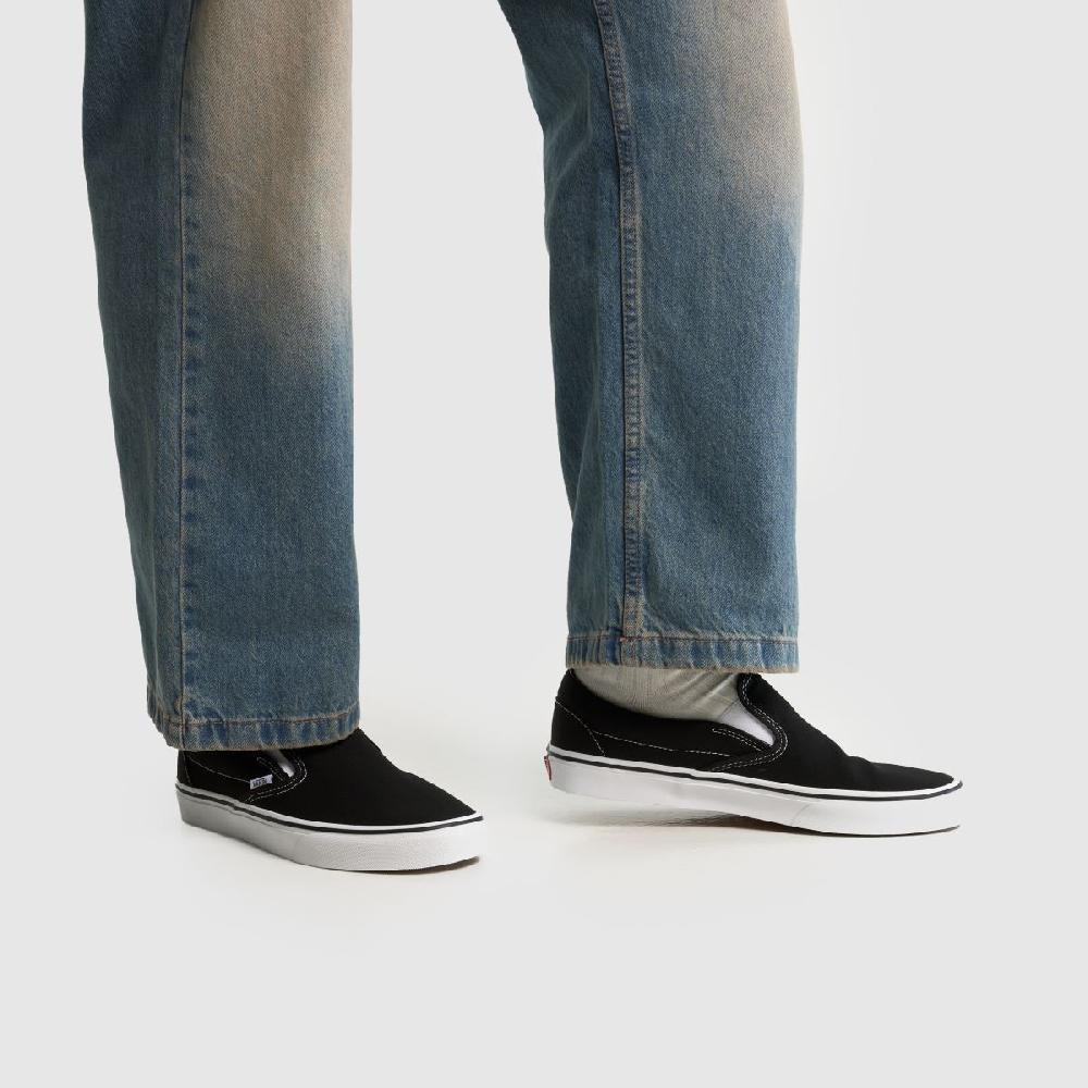 Schuh Vans Classic Slip-On In Black & White