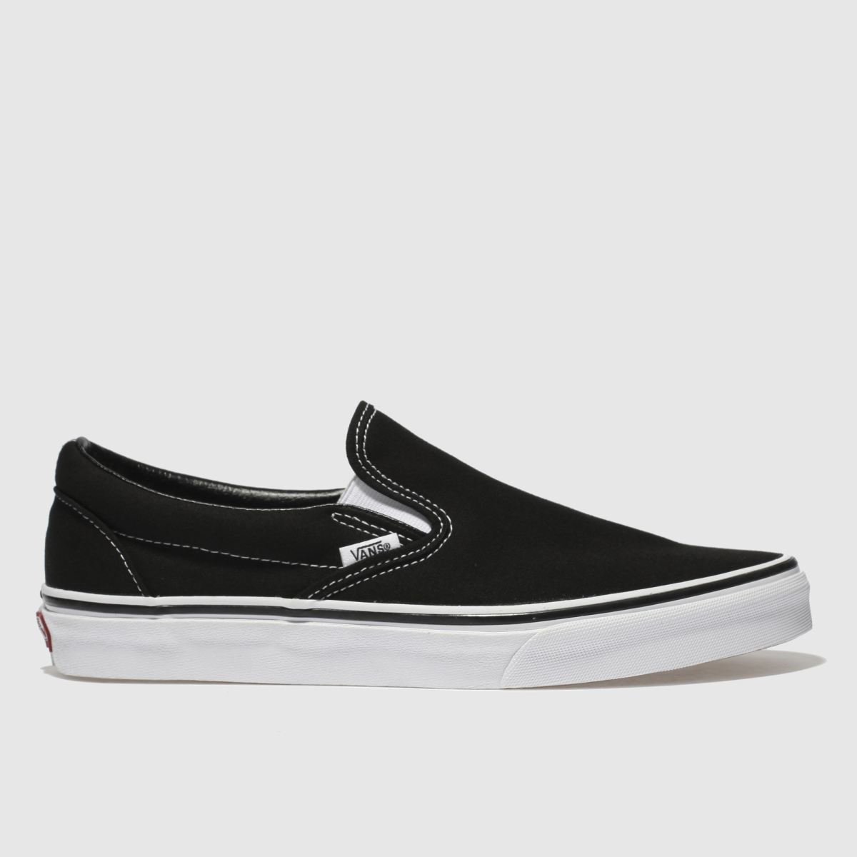 schuh Vans Classic Slip-On in Black & White