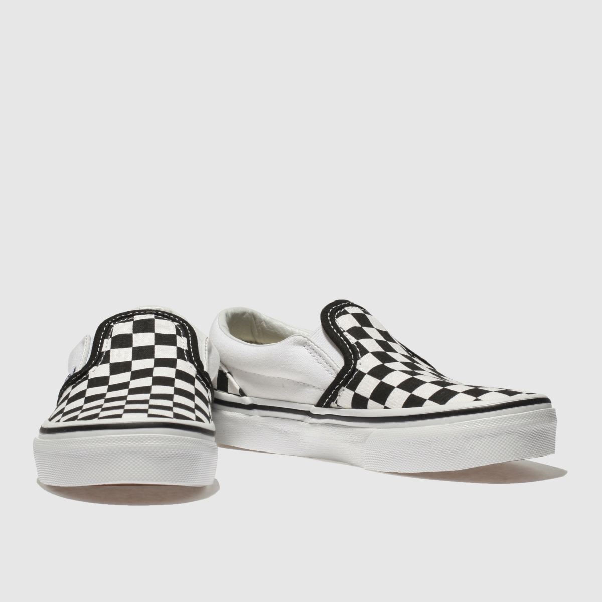 Schuh Vans Classic Slip-On Junior In Black & Cream