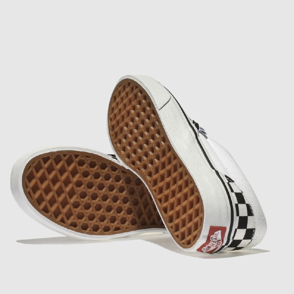 Schuh Vans Classic Slip-On Junior In Black & Cream