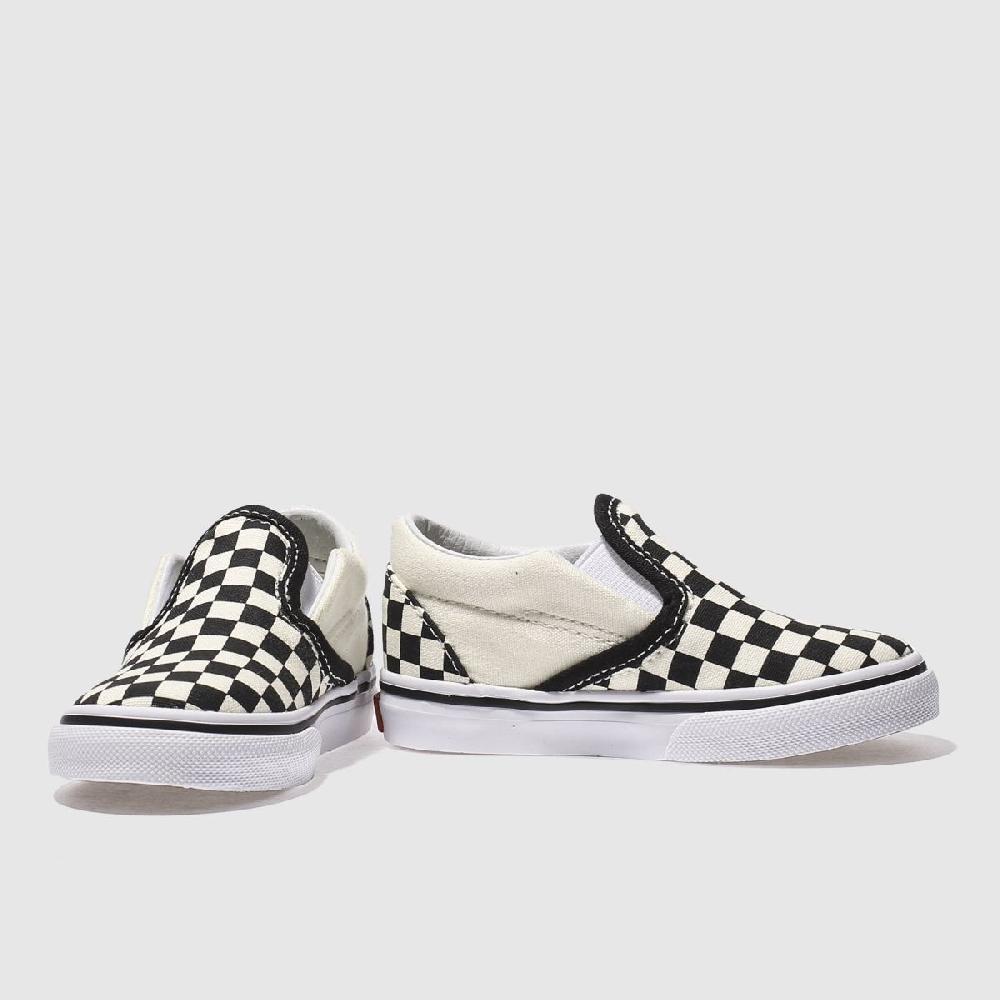 Schuh Vans Classic Slip-On Toddler In Black & Cream