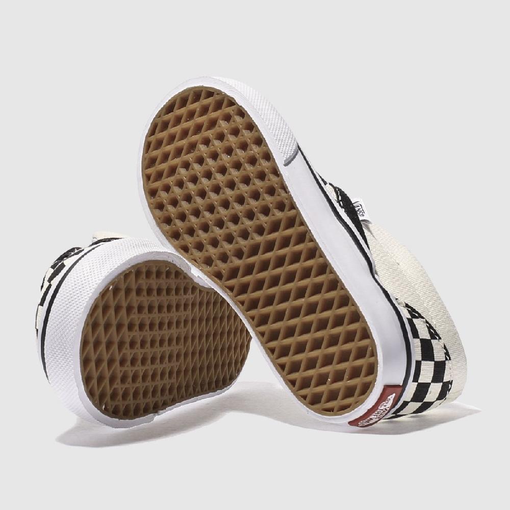 Schuh Vans Classic Slip-On Toddler In Black & Cream