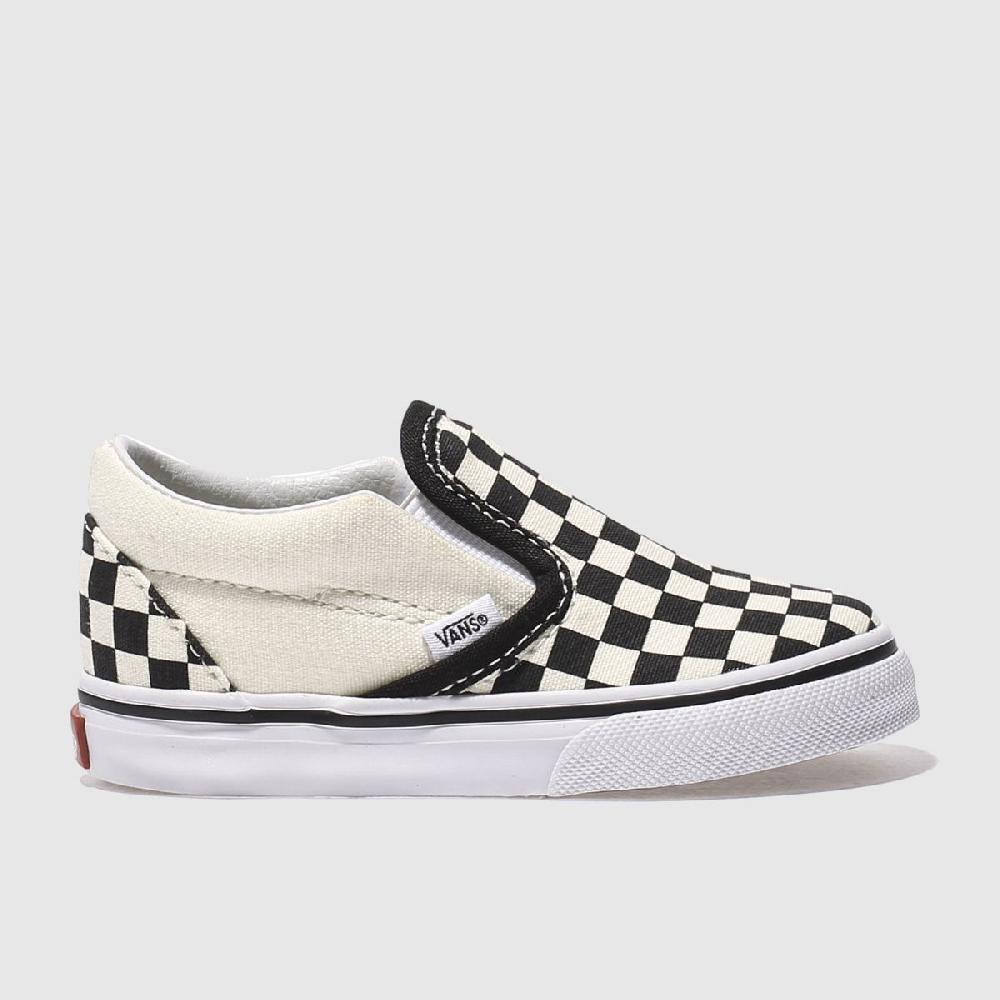 schuh Vans Classic Slip-On Toddler in Black & Cream