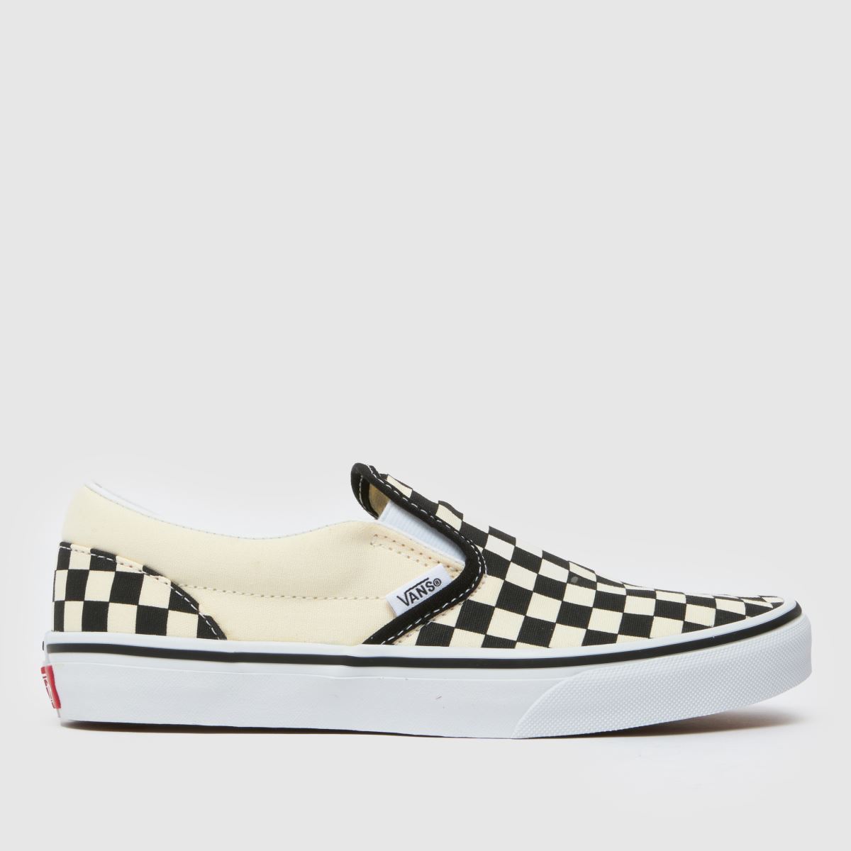 schuh Vans Classic Slip-on Youth in White & Black
