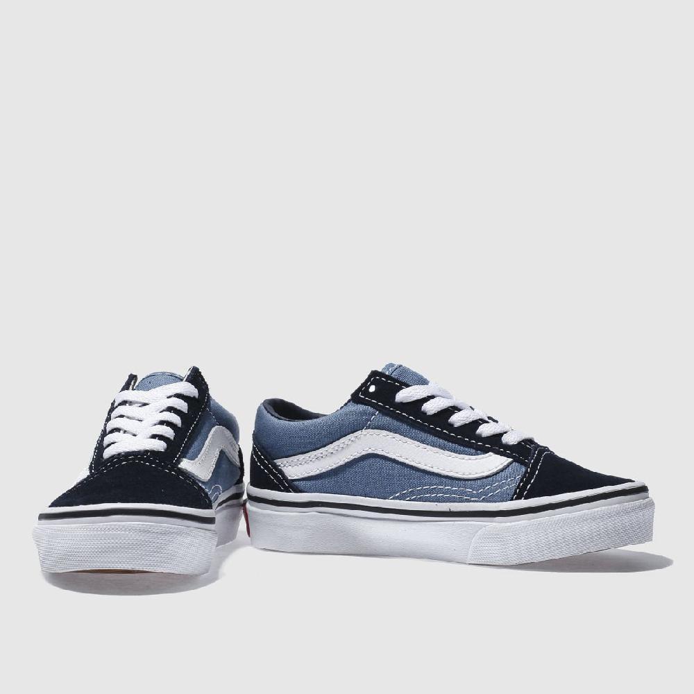 Schuh Vans Old Skool Boys Junior In Navy