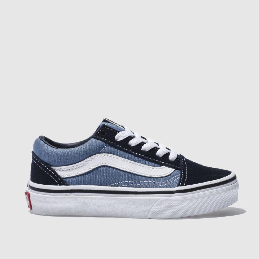 schuh Vans Old Skool Boys Junior in Navy