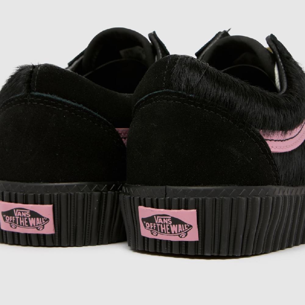 Schuh Vans Old Skool Creeper In Black & Pink