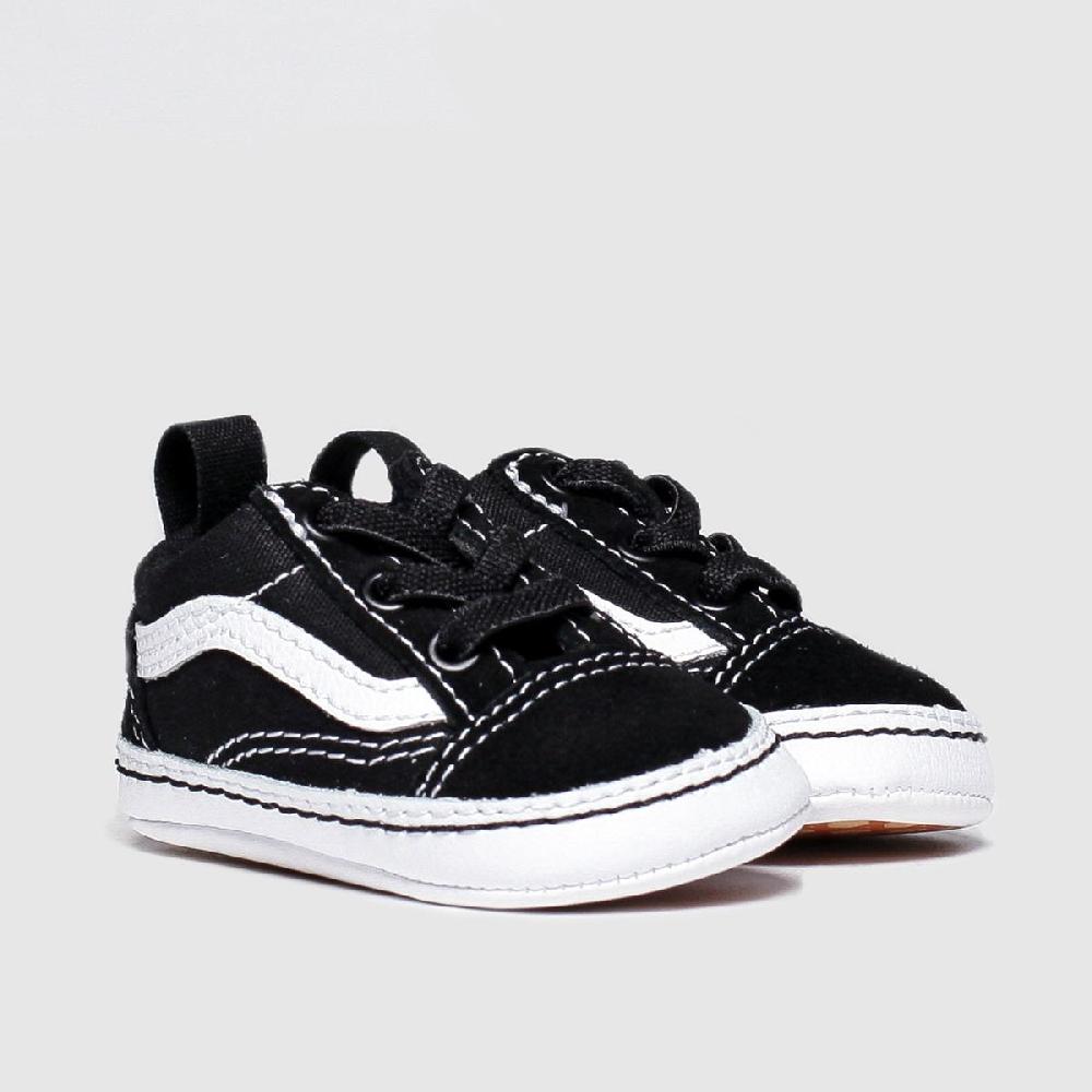Schuh Vans Old Skool Crib Baby In Black & White