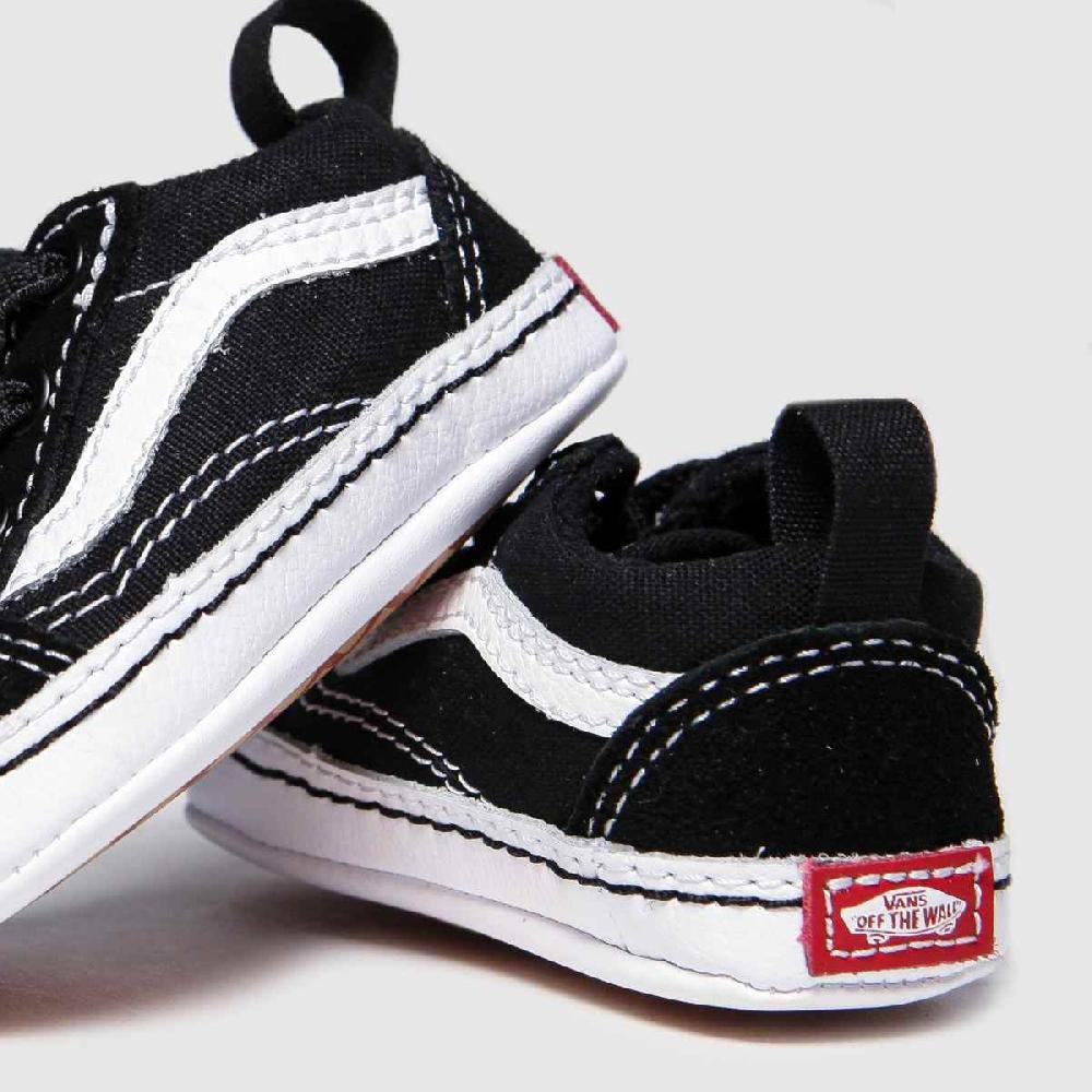 Schuh Vans Old Skool Crib Baby In Black & White