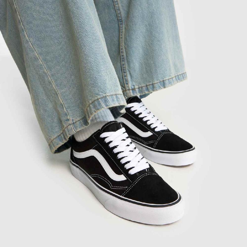 Schuh Vans Old Skool In Black & White