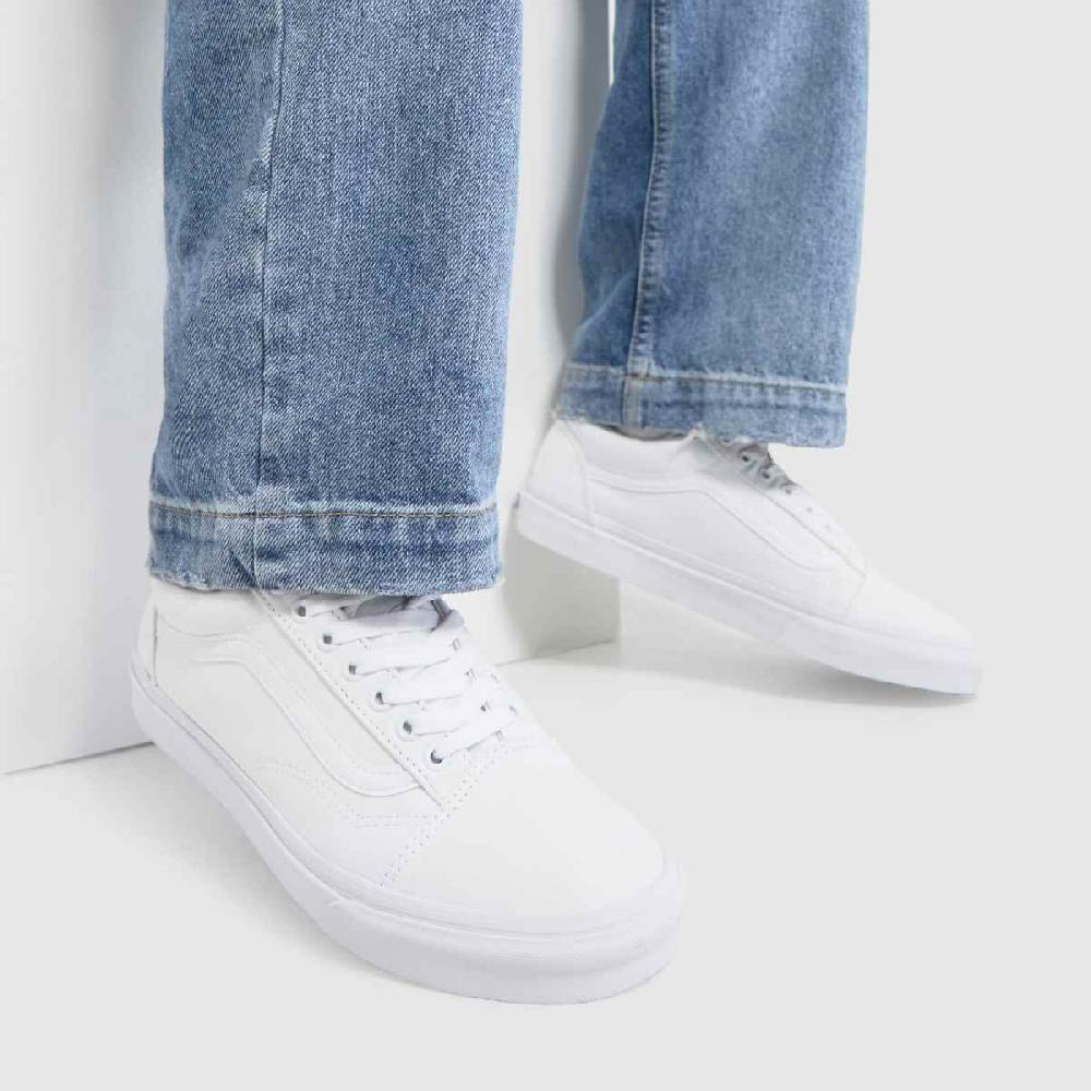 Schuh Vans Old Skool In White